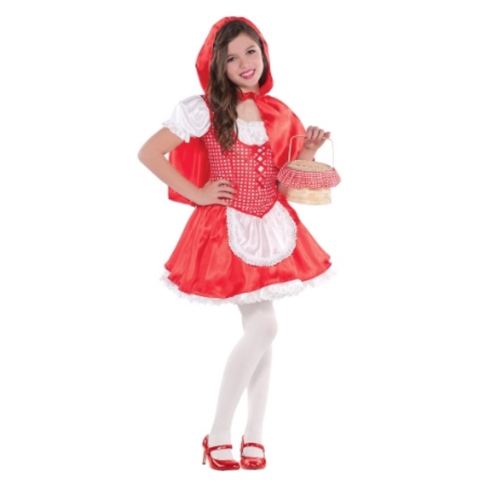 Girls Red Riding Hood Halloween Costume Size S